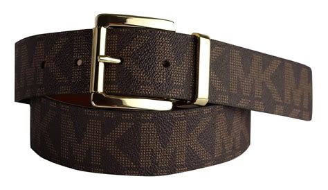 michael kors black and brown belt